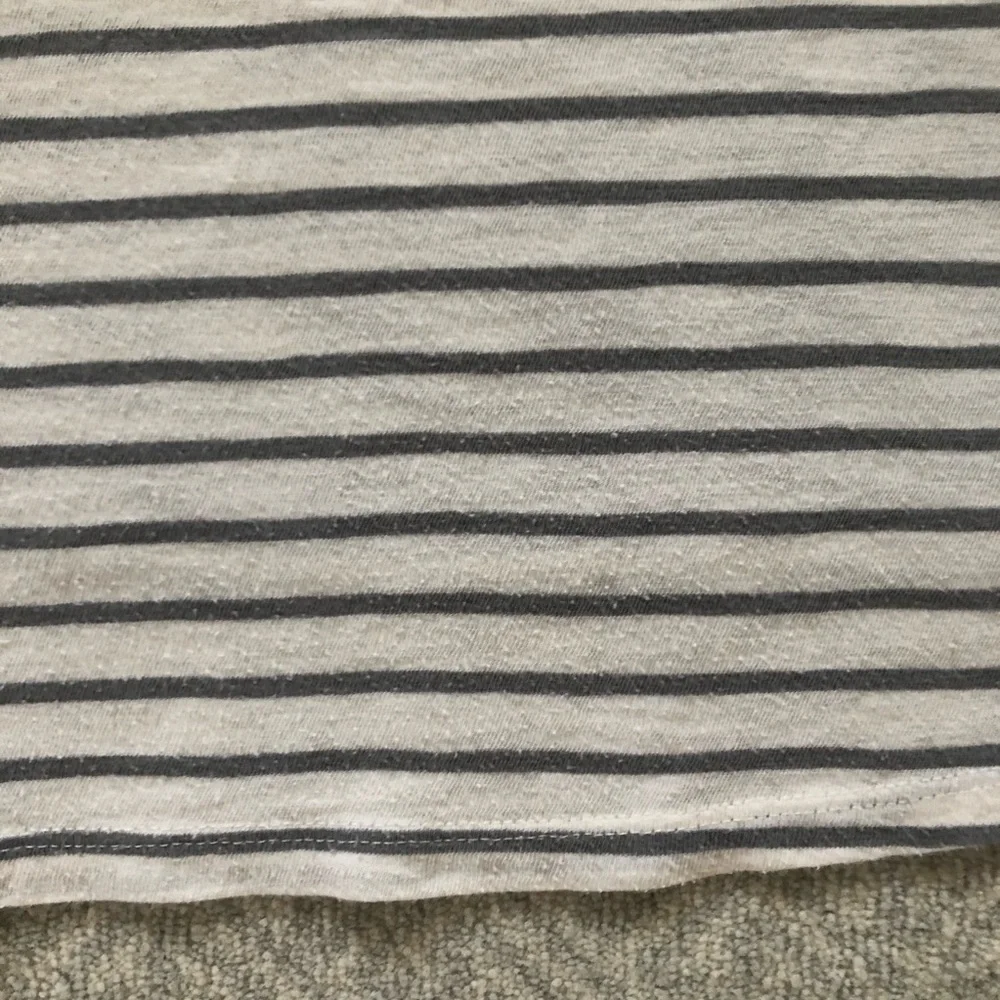 Madewell Forward-Seam Tank Top in Grey Stripe